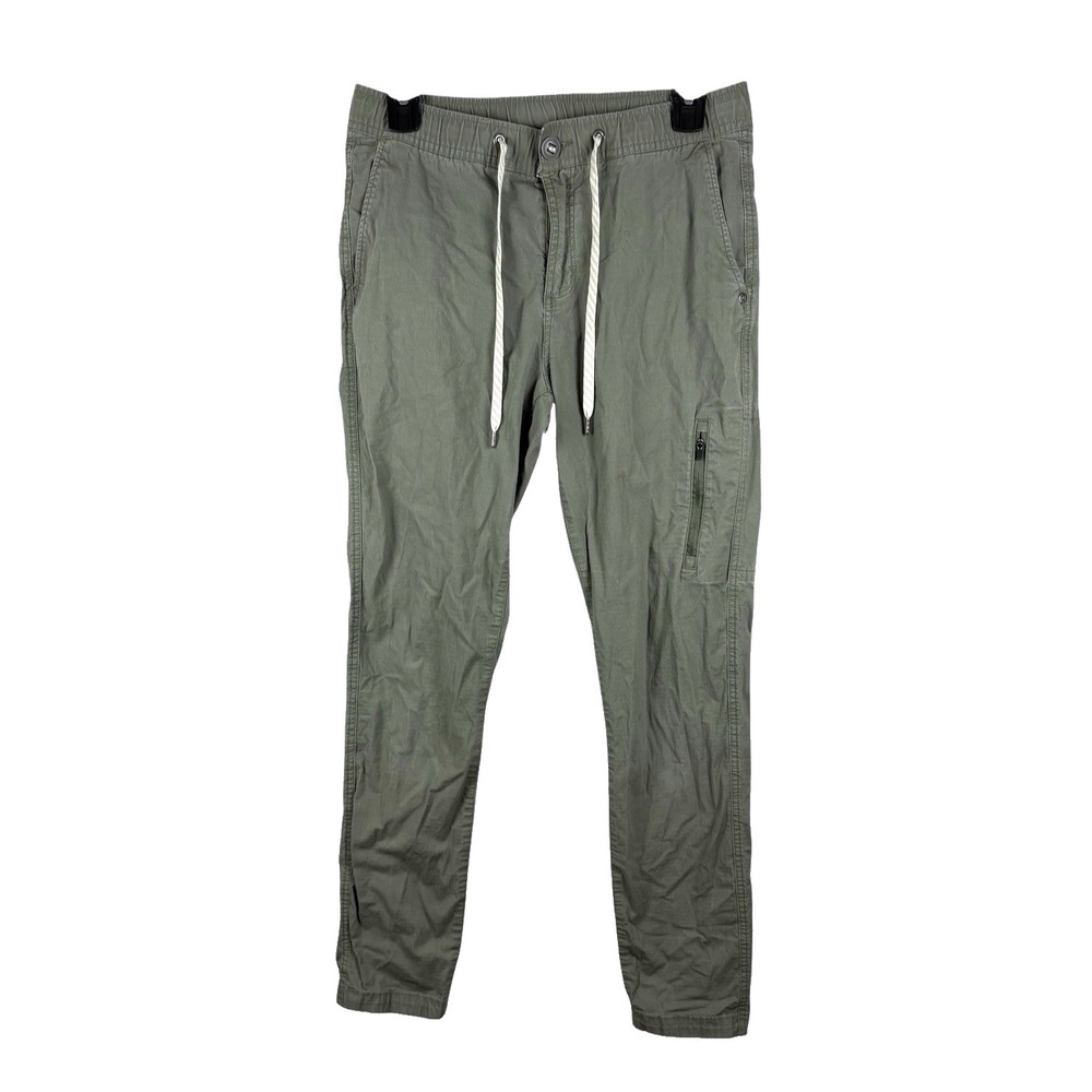 Vuori Ripstop Climber Pants Womens Small Olive Green Hiking Tapered Leg Tactical